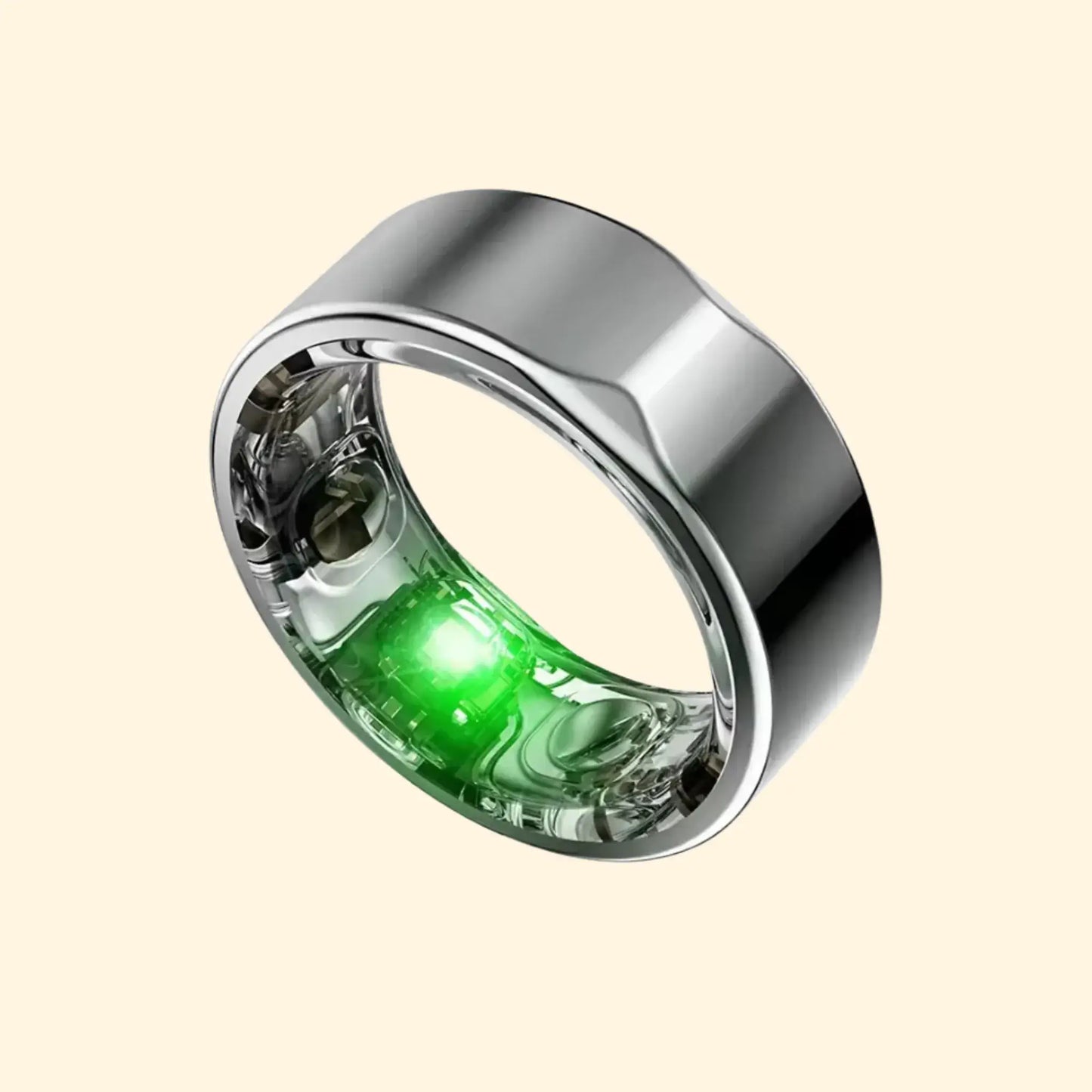 Experience the future of wellness with the JupiterCore Smart Ring. Crafted in titanium, this luxurious ring tracks fitness, ovulation effortlessly