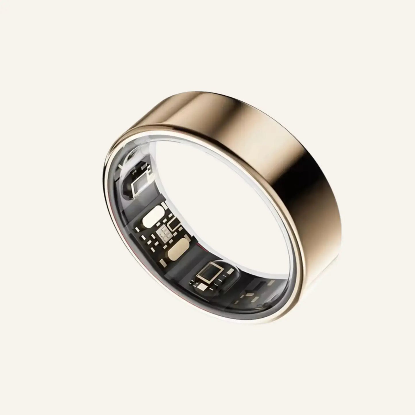 JupiterCore smart ring Air ultra sleek design, 2.22mm thick, tracks sleep, stress, and more.