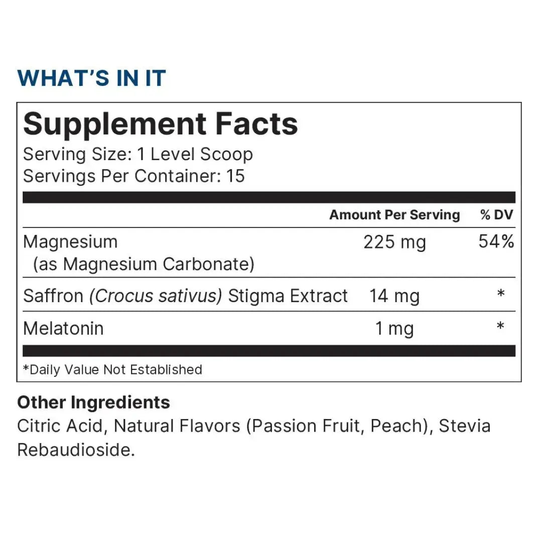 Safe Natural Sleeping Aid - MYND360 Night Time by MyFitGenes supports brain health and restful sleep with melatonin, magnesium citrate, and saffron