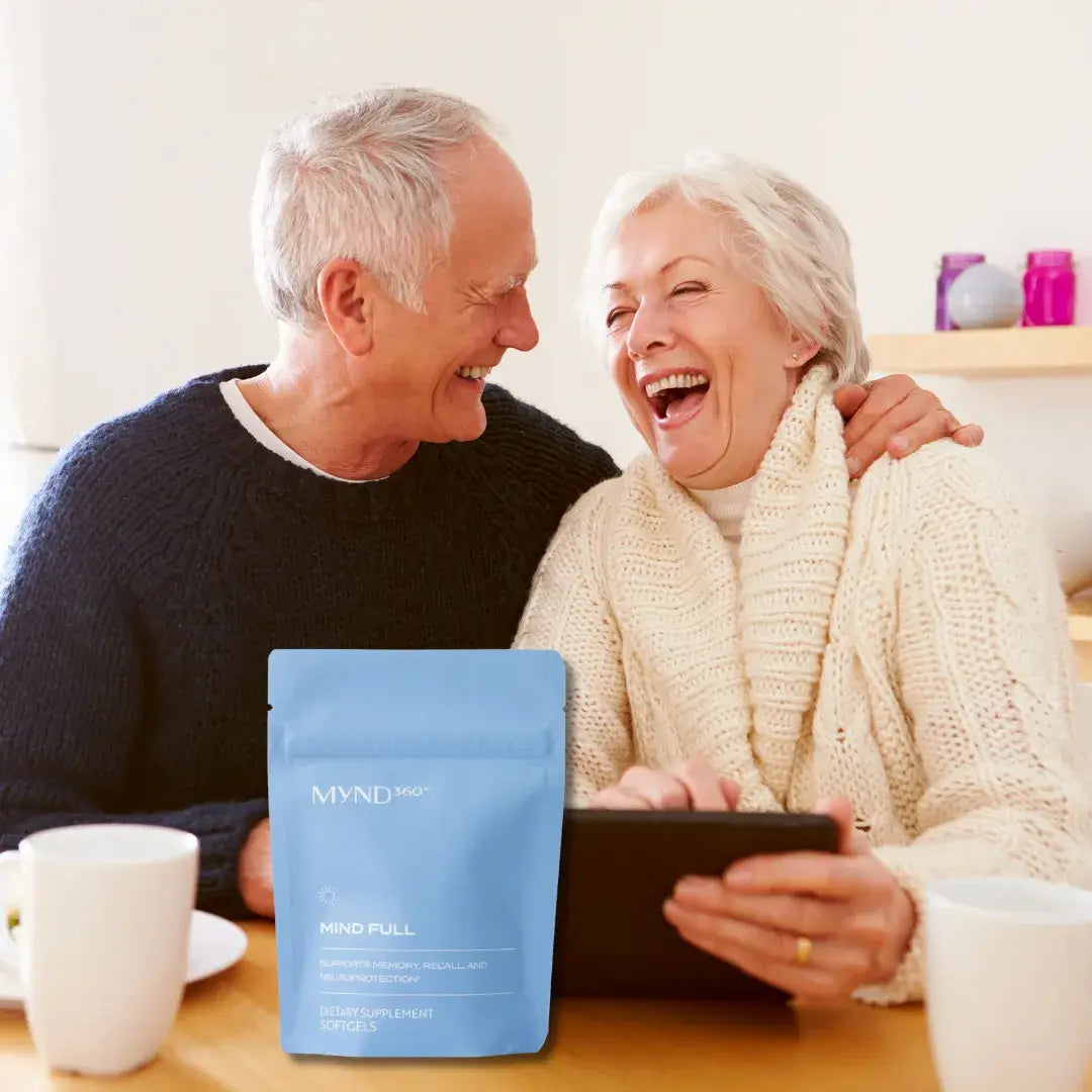 Science-backed Natural supplements - Nu Skin MYND360 Mind Full Memory Supplement for Seniors | support Brain & Mental Health | MyFitGenes