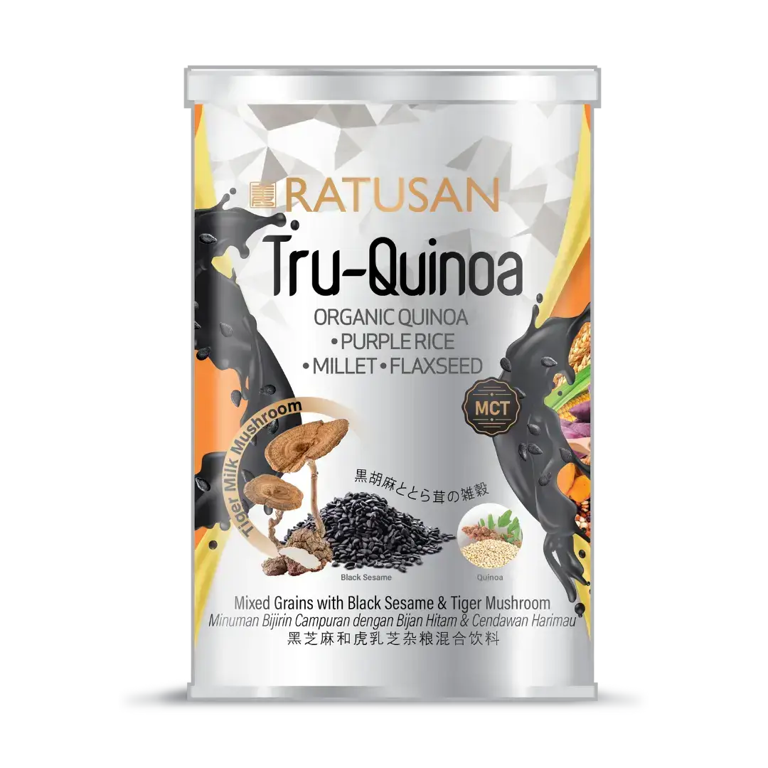 Boost your energy and metabolism with Ratusan Tru-Quinoa. Enriched with MCT oil, packed with daily nutrition supports your nourishment and vitality