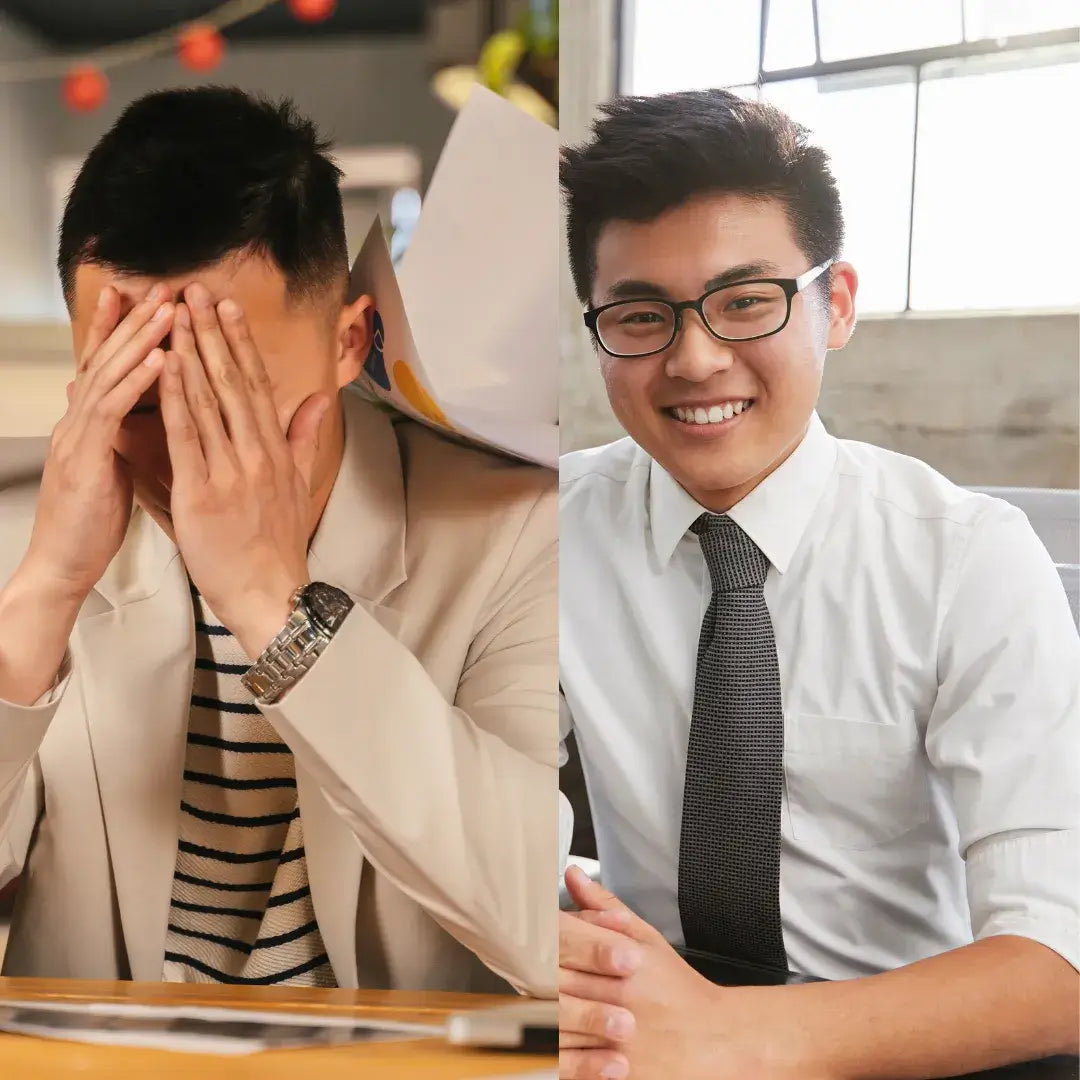 A man who felt stressed and depressed and he regained energy and confidence after MYND360 Feel Calm | MyFitGenes
