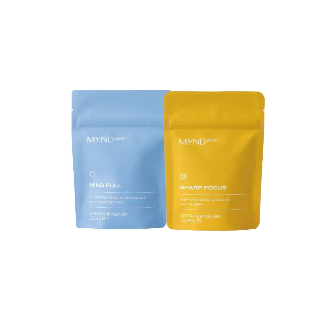 NuSkin MYND360 Sharp Focus & Mind Full Bundle - science-backed natural supplements to enhance focus & mental clarity & reduce brain fog | MyFitGenes