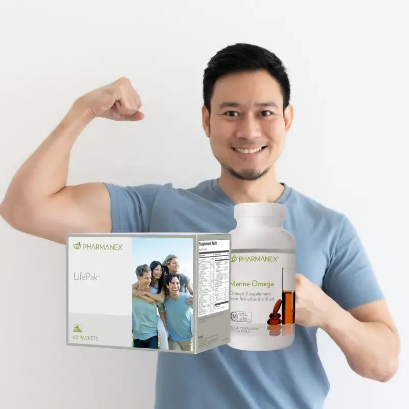 Science-backed Safe Supplement | Nu Skin Multi-vatimins Pharmanex Life Pak and Omega 3 Fish Oil Marine Omega – 6S Quality Process | MyFitGenes