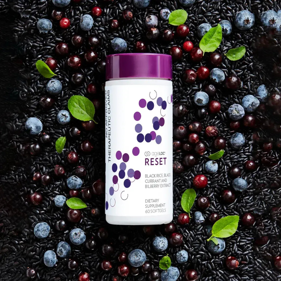 Nu Skin ageLOC Reset best science-backed natural supplement – anti- inflammation, gut microbiota and brain health support | MyFitGenes