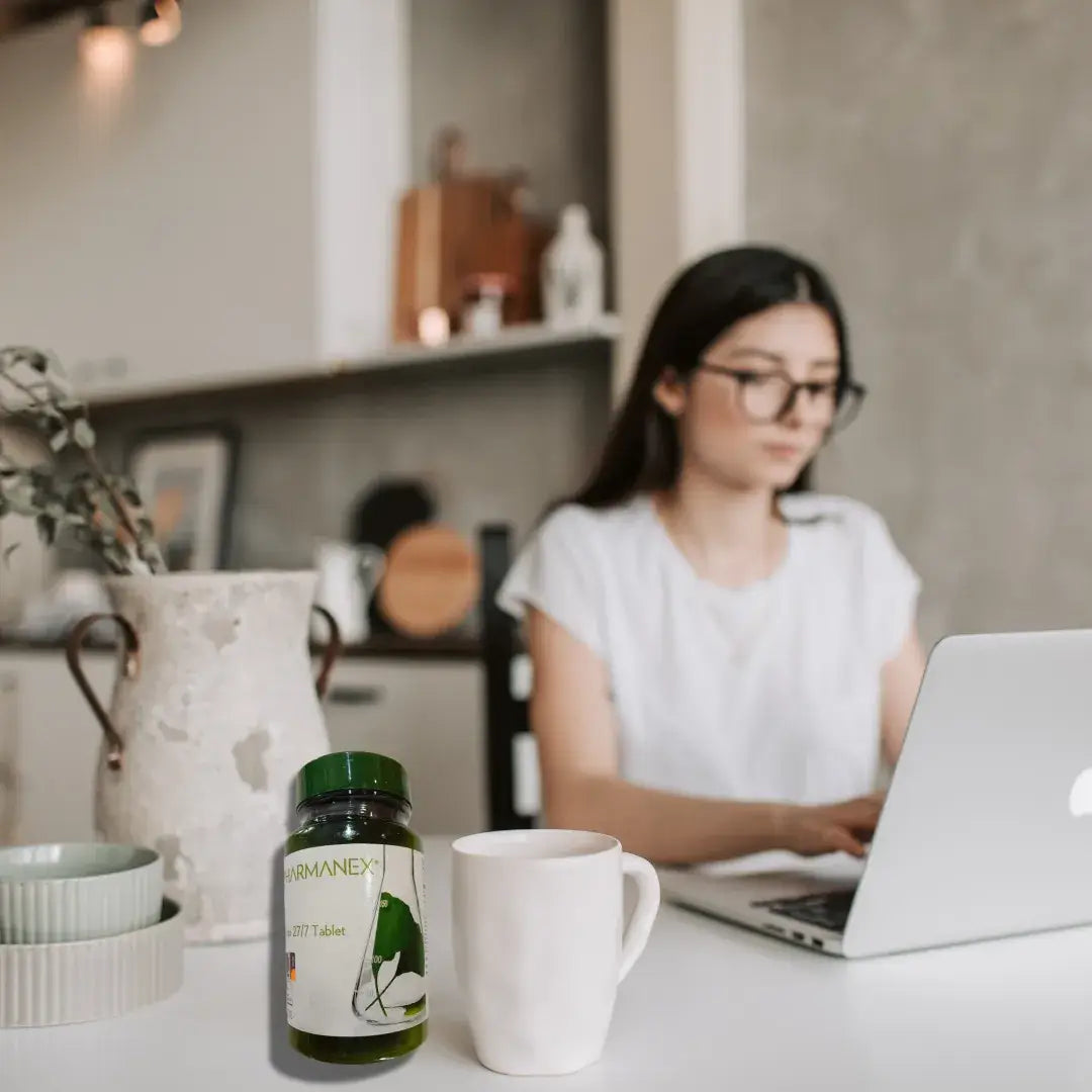 Nu Skin Pharmanex Bio Ginkgo 27/7 -  Science-backed 6S Quality  for Brain, Memory & Focus support for Busy women | MyFitGenes